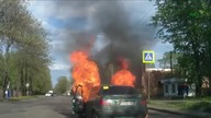Kobieta omal nie spłonęła żywcem!