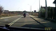 Szaleńczy rajd motocyklisty