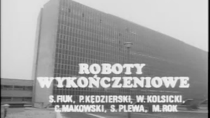 Polska Kronika Filmowa nr 48 z 1991 r.  &ndash; Nowa kadencja, Roboty wykończeniowe