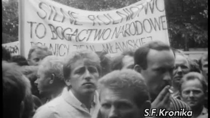 Polska Kronika Filmowa nr 29 z 1990 r.  &ndash; Wieś protestuje
