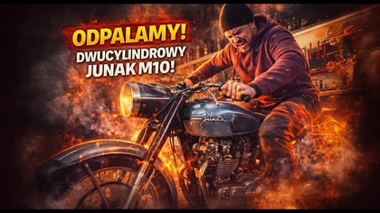 ODPALAM DWUCYLINDROWEGO JUNAKA 500! ALE TO PRACUJE!