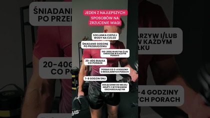 Jeden z najlepszych sposobow na zrzucenie wagi #trenermariuszmroz #trenerpersonalny #dieta