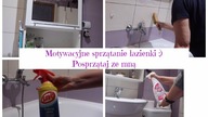 Motywacyjne sprzątanie łazienki Posprzątaj ze mną  Uporządkowana