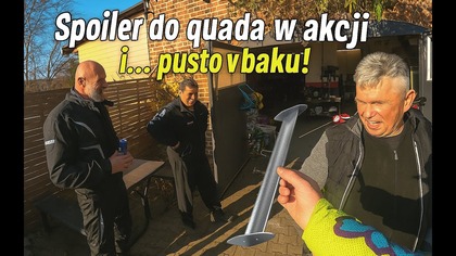 Leonidas w siodle!  Brakło paliwa, ale śmiechu nie!  Spoiler do Quada w akcji!  #atvriders