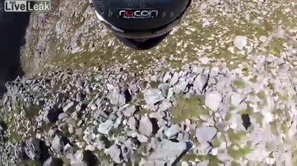 Jeb Corliss breaks both legs during a base jumping mishap