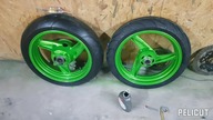 Nowe opony, koła jednak w zielone,Nowy napęd kawasaki zzr 600