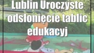 Lublin: Uroczyste odsłonięcie tablic edukacyjnych w Przedszkolu nr 33