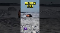 Nie moc auta, a kierowca robi różnicę  #driving #ice #skill #Matiz #dashcam