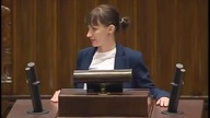 Poseł debiutantka chce do domu bo późno