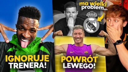 Vinicius przeprosił wszystkich OPRÓCZ Xabiego! Bunt w szatnio Realu! Lewandowski WRÓCIŁ do treningów