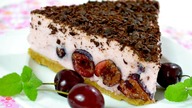 Ciasto pianka czereśniowa bez pieczenia - Jak zrobić - Smakowite Dania