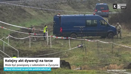 Kolejny akt dywersji na torze.  Może być powiązany z sabotażem w Życzynie [KS Info]