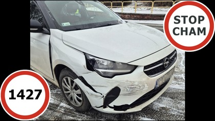 Stop Cham #1427 - Niebezpieczne i chamskie sytuacje na drogach