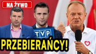 TUSK MASAKRUJE TVP [NA ŻYWO] Rachoń i Kłeczek to przebrani dziennikarze Wiec KO w Elblągu