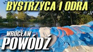 524 POWÓDŹ WROCŁAW STABŁOWICE I JANÓWEK OCZYSZCZALNIA ŚCIEKÓW.  BYSTRZYCA I ODRA.  RELACJA Z TERAZ.