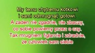 Karaoke Wlazł kotek na płotek wer 2 szy z linią mel