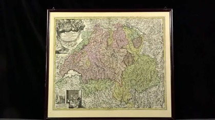 Johann B.  HOMANN (spadkobiercy), Potentissimae Helvetiorum Reipublicae Cantones Tredecim... , 1732