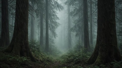 Soft Rain in Misty Forest  Gentle Rain Sounds for Deep Sleep & Relaxation (No Thunder)