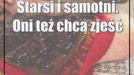 Starsi i samotni.  Oni też chcą zjeść wigilijnego karpia