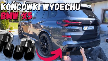 Montaż końcówek wydechu w BMW X5 G05 | Wydech | Bodykit #bmw #x5 #wydech