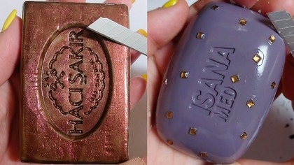 Soap Carving ASMR Relaxing Sounds no talking Satisfying ASMR Video