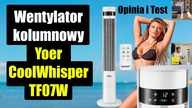 Cichy wentylator kolumnowy Yoer CoolWhisper TF07W - Czy warto? | Opinia i Test