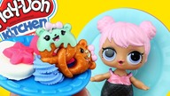 Play Doh  LOL Surprise  Num Noms  Desery  bajki dla dzieci