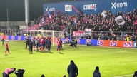 Podziękowania kibiców Rakowa Częstochowa po meczu z Górnikiem Zabrze - 22. 02. 2025r.