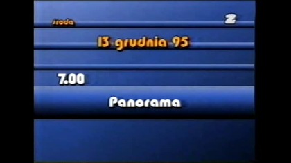 Dwójka - Zakończenie programu z 12 grudnia 1995 roku