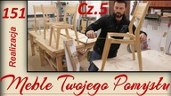Cz. 5 Drewniane krzesła podsumowanie, wzmacnianie ramy, szlifowanie, olejowanie / wooden chair