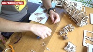 739. Mały majsterkowicz. Ugears: model pociągu z wagonem na węgiel