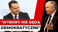 MOCNE! Wybory nie będą demokratyczne Sikorski bezlitośnie o polityce PiS-u