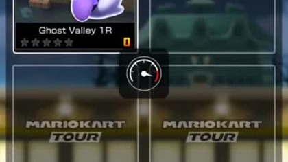 Mario Kart Tour Baby Luigi Cup Ghost Valley 1R