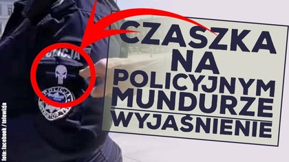 Rozwiązanie zagadki białych czaszek na policyjnych mundurach!