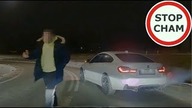 Niebezpieczne wyprzedzanie BMW - wyskoczył z auta #1746 Wasze Filmy