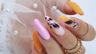 leaves spring nails art tutorial /Elisium Nails