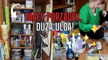 Wyzwanie porządkowe | Szafa gospodarcza  jak ogarniam bez ciśnienia #uporzadkowana #reset