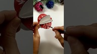 Bombki na choinkę z rolek po papierze DIY #shorts #bombkichoinkowe #bombka #recykling #jakzrobic