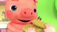 CoComelon Odcinek 7 / Niedźwiadek za górami / Hickory Dickory Dock / Świnki trzy