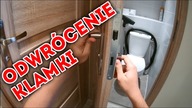 Jak wymienić klamkę w drzwiach? Zamiana strony zamka w wc #Majster Amator odc. 1
