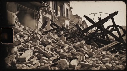 Tak wyglądała Warszawa w 1945 roku (rekonstrukcja stworzona przez AI)