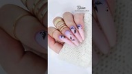 shorts/spring pastel leaves nails art tutorial / Elisium Nails