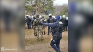 Szturm uchodźców na granicę.  Nagranie od MSWiA