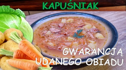  Kapuśniak gwarancją udanego obiadu.  Tradycyjny kapuśniak z kapusty kiszonej.