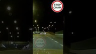 Policyjny snajper suszy schowany za znakiem  #stopcham #policja #police #białystok