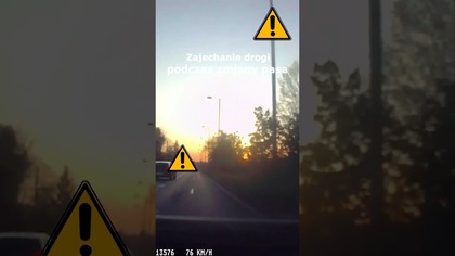 Zajechanie drogi podczas zmiany pasa #shorts #rikordwidjo