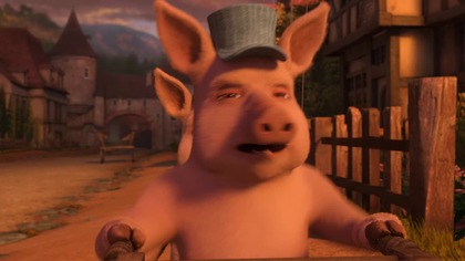 Shrek - Ciągnie świnki do wilkołaka HD Dubbing