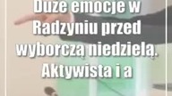 Duże emocje w Radzyniu przed wyborczą niedzielą.  Aktywista i artysta kontra polityk z PiS