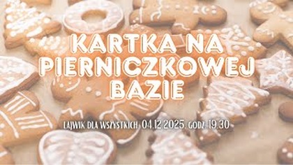 Uroczy pierniczek, czyli walczymy z nową bazą kartkową