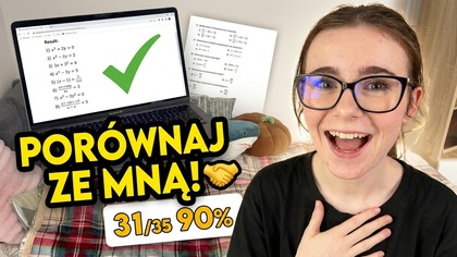 SĄ JUŻ ODPOWIEDZI DO E8 Z MATEMATYKI.  PORÓWNUJĘ SWOJE WYNIKI.  Daily Vlog 12 maja 2026